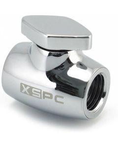 XSPC G1/4" Ball Valve, Chrome