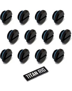 XSPC G1/4" Plug V2, Matte Black, 12-pack